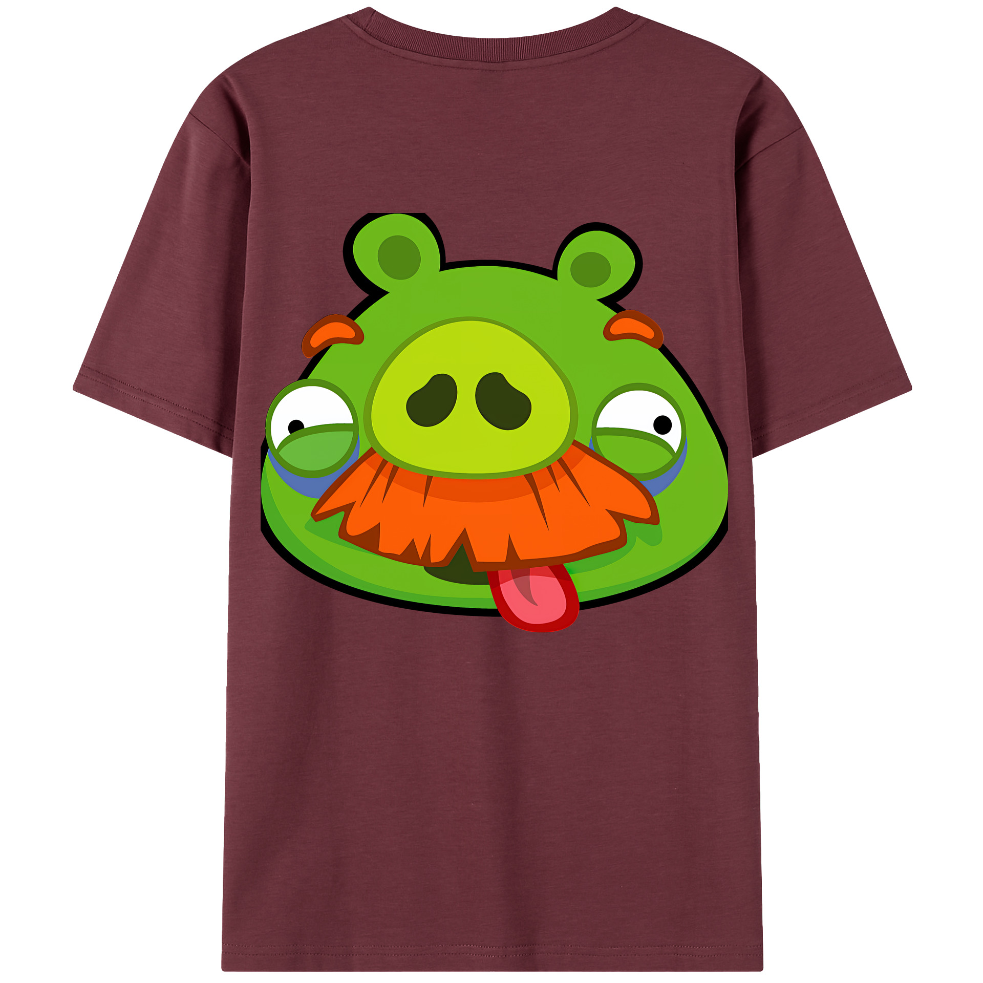 （画像用） Angry Birds アングリーバード 綿100％半袖Tシャツ（背面プリント）